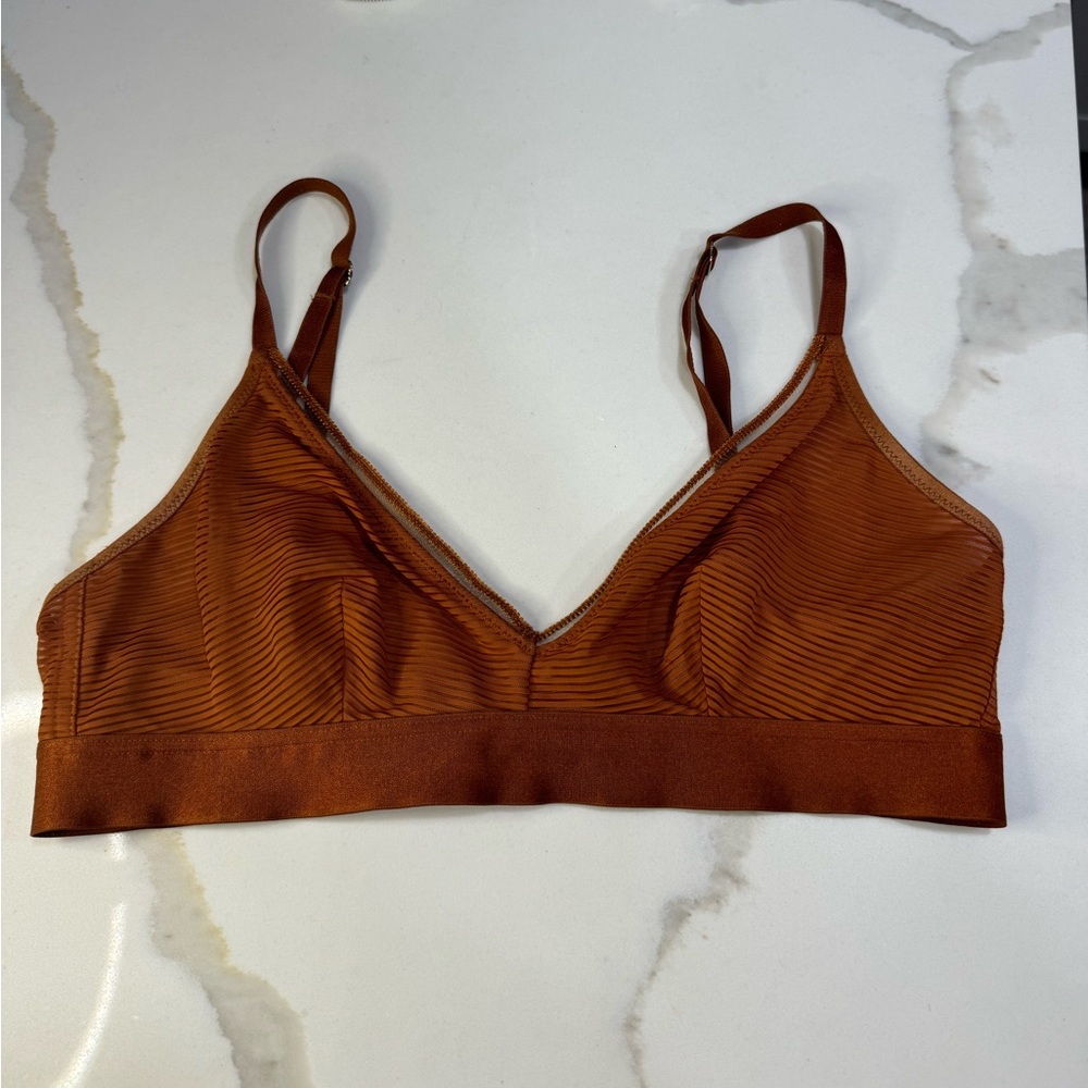 ThirdLove Shadow Stripe Triangle Wireless Bralette